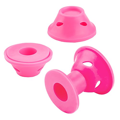 JANYUN 40 Pcs Silicone Heatless Hair Rollers Set - Soft Sleep-In Curlers