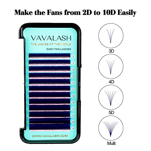VAVALASH Easy Fan Eyelash Extensions 0.07 C Curl 8-15mm Mix
