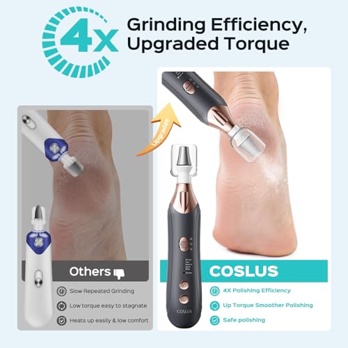 COSLUS C43 Electric Nail File Kit – Cordless Manicure Pedicure Tool