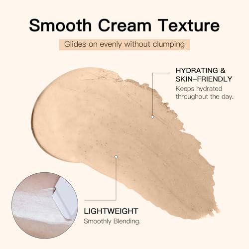 Color-Changing Foundation Stick with Brush - Medium to Full Coverage