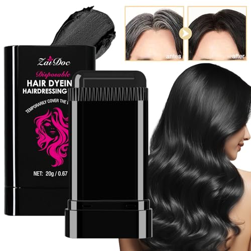 Disposable Hair Dye Stick - Instant Gray Coverage, Waterproof & Easy
