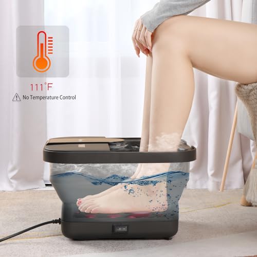 Collapsible Foot Spa with Heat, Massage, and Bubble Jets