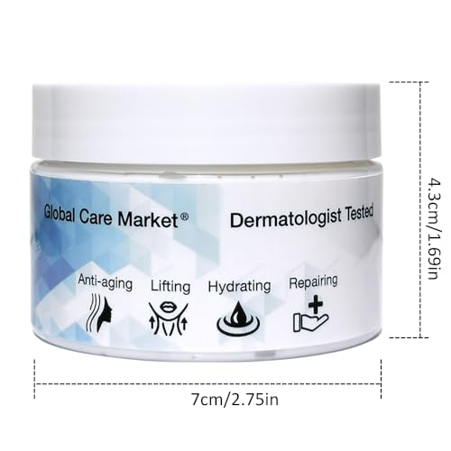 Neck Firming Cream - Face Lift Moisturizer and Anti-Aging Collagen Cream with Retinol, Peptides & Vitamin E for Smooth Wrinkle, Fine Lines, Hydrating and Restore Skin Elasticity