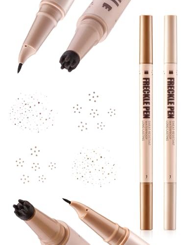 Dual Ended Freckle Pen with Multi-Size Stamp & Precise Tip