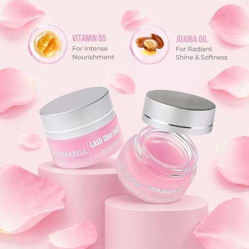 PERMANIA Lash Lift Glue Balm 5g - Rose Scent Adhesive