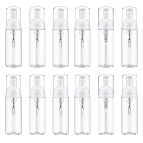 12 Pcs 2oz Foaming Soap Dispenser Bottles - Travel Size