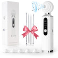 Rechargeable Blackhead Suction Device with LED Light & 5 Tips