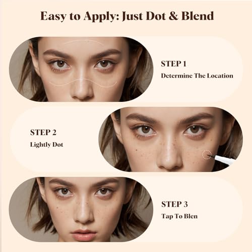 Freckle Pen Set 4 Colors - Waterproof Fake Freckles Makeup