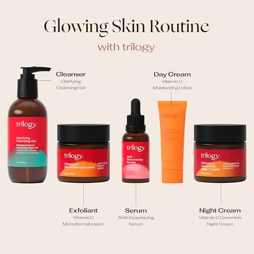 Trilogy AHA Resurfacing Serum with LIME PEARL & Rosehip Oil, 1.0 fl oz