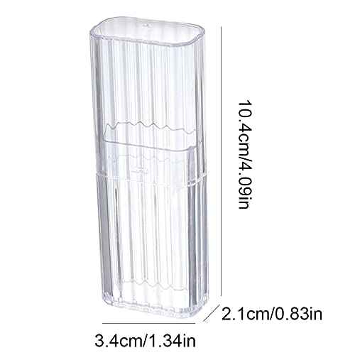 JIEDALIN 4 Pcs Cotton Swab Holder for Travel Mini Travel Swab Case Cotton Swab Box for Makeup Sponge Cotton Swabs Hair Ties Floss Cosmetics Makeup Bedroom Travel