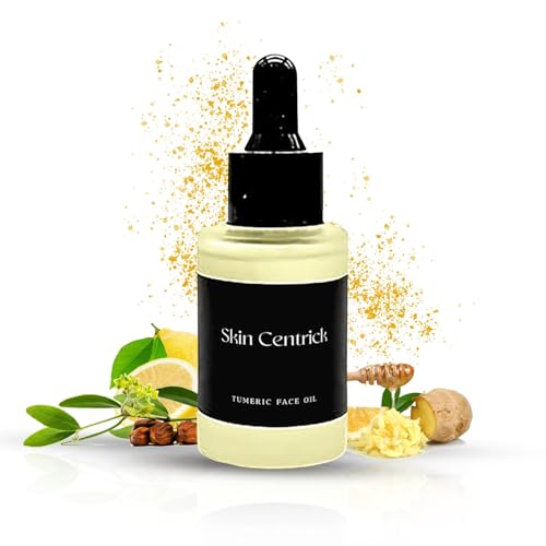 Turmeric Oil for Face and Body - Organic Makeup Remover with Antioxidant and Hydrating Properties, Fights Acne, Evens Tone