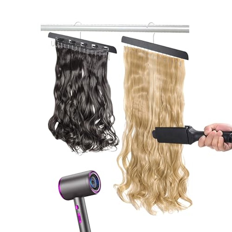 16-Inch Hair Extension Holder Rack for All Types Extensions