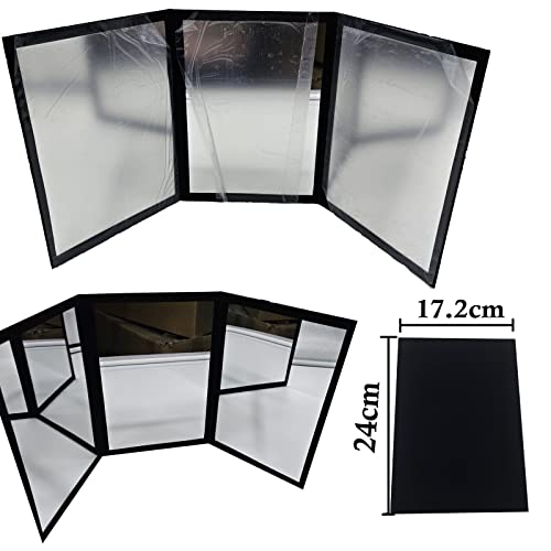 Sumrica Portable Three-Way Magic Mirror for Card Tricks & Practice