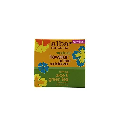 Alba Botanica Hawaiian Oil-Free Moisturizer, Refining Aloe & Green Tea 3 oz ( Pack of 4)4