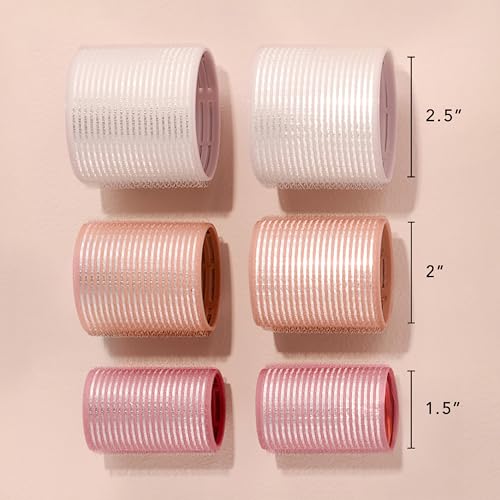 Ceramic Thermal Hair Rollers - 9 Pack for Volume & Shine