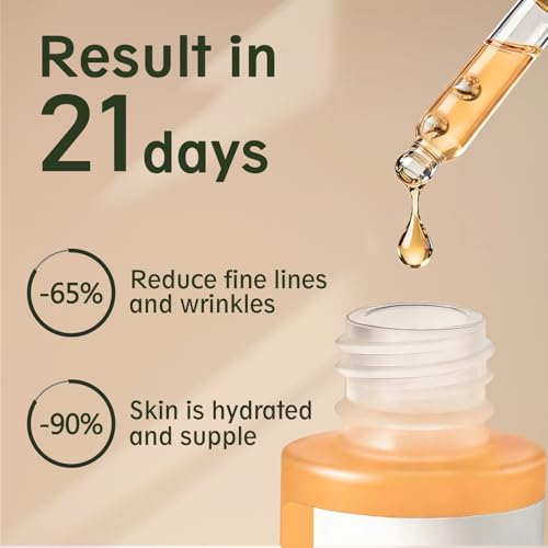 Anti-Wrinkle 18% Active Serum ? 10% Pro-Xylane, 1% Retinol, 5% Squalane & 2% Peptide Complex for Firming, Fine Line Smoothing, and Skin Barrier Repair