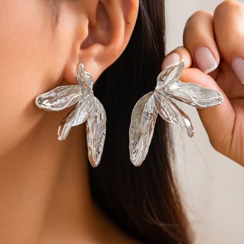 Octwine Vintage Boho Leaf Chandelier Earrings for Women