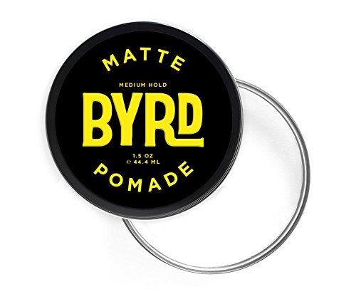 BYRD Matte Pomade 1.5 oz – Medium Hold, Water-Based
