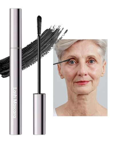 Lestpola Waterproof Mascara for Mature Women, Lengthening & Smudge-Proof