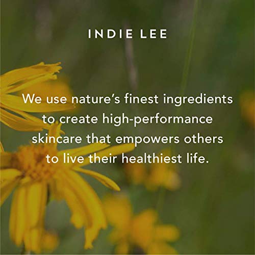 Indie Lee Daily Vitamin Infusion - Balancing Face Treatment Oil with Antioxidants, Rosehip Seed Oil + Moisture-Retaining Squalane - For Sensitive, Dry, Uneven + All Skin Types (1oz / 30ml)