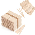 6-Inch 1200pcs Wood Waxing Sticks and 1000pcs Wooden Small Wax Sticks