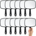 Geetery 12 Pack Hand Mirrors with Handles - Wall Mount Makeup Mirror