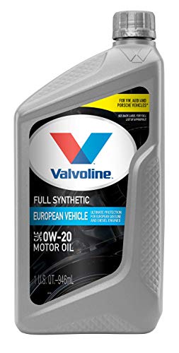 Valvoline European Vehicle Full Synthetic SAE 0W-20 Motor Oil 1 QT