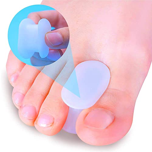 Toe Spacers for Bunions, Gel Orthotics Separators (10 Pack)