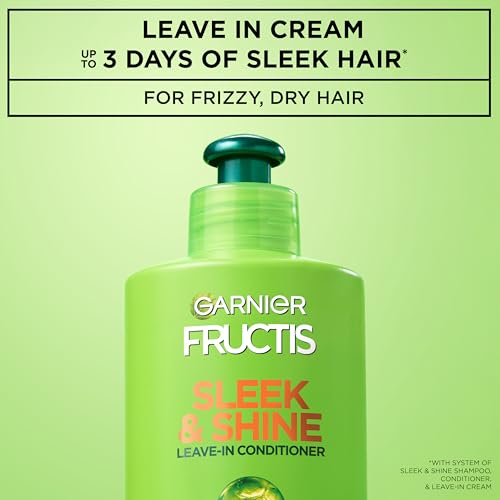 Garnier Fructis Sleek & Shine Leave-In Conditioner, 10.2 Fl Oz Pack of 2