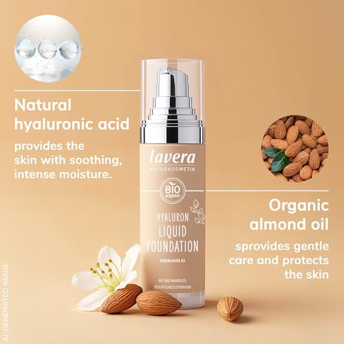 lavera Hyaluron Liquid Foundation Warm Nude 03
