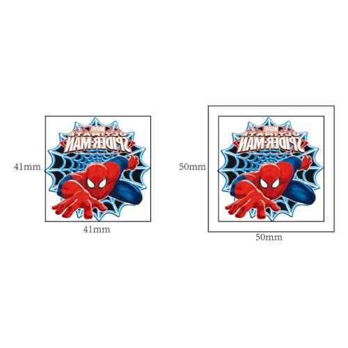 20pcs Spiderman Temporary Tattoos for Kids, Cool Birthday Party Favors, Cute Cartoon Decoration Sticker Gifts for Girl Boys Home Activity Class Prizes Carnival Christmas Rewards