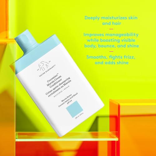 ATTITUDE Hydrating Shampoo, Peppermint & Sweet Orange, EWG Verified with Essential Oils, Vegan & Plant-Based, Aluminum Bottle, For Dry and Damaged Hair, 16 Fl Oz