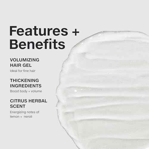 Paul Mitchell Extra-Body Sculpting Gel, Adds Fullness + Styling Control, For Fine Hair