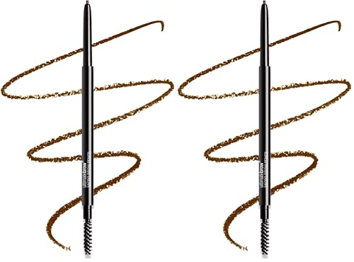 wet n wild Ultimate Brow Micro Eyebrow Pencil, Brunette (Pack of 2)