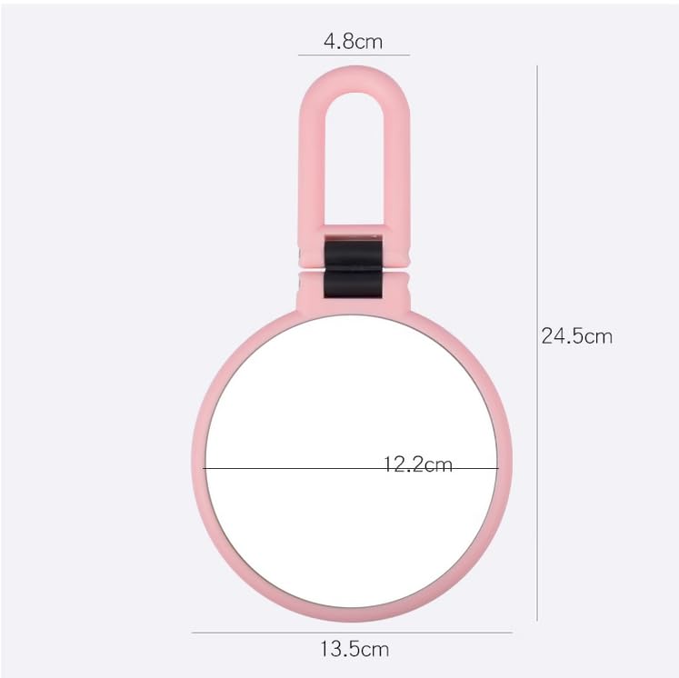 1X 5X Double-Sided Magnifying Mirror with Rotatable Handle