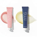 RMS Beauty Liplights Cream Lip Gloss (Bare) & Lipnights Overnight Lip Mask, Hydrating Lip Tint & Lip Balm with Jojoba Oil, Shea Butter & Coco Butter