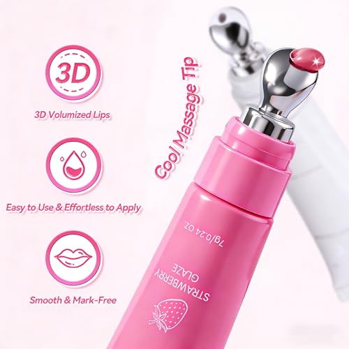 3-Color Tinted Lip Gloss Set - Hydrating Lip Serum