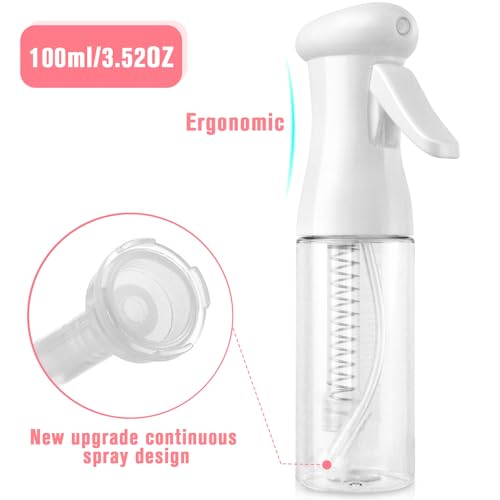 Continuous Spray Bottle for Hair & Plant Care - 100ml (2 Pcs)