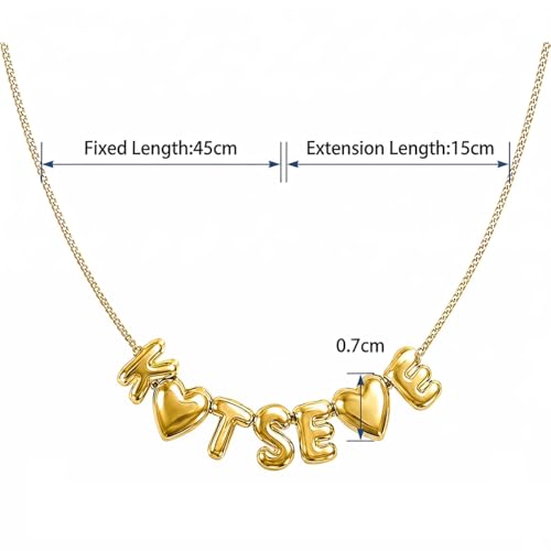 KATSEYE K-Pop Necklace, 18K Gold Plated Charm Jewelry