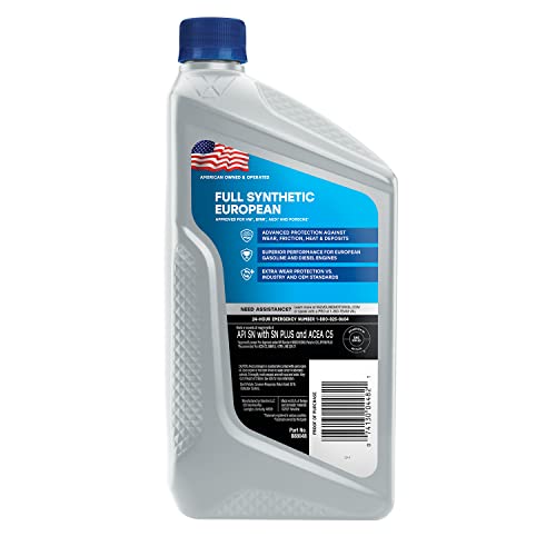 Valvoline European Vehicle Full Synthetic SAE 0W-20 Motor Oil 1 QT