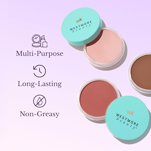 Westmore Beauty Supreme Balm - Rose Flush - 0.71 OZ - Multi Purpose Color Enhancer Face Balm, Miracle Balm, Beauty Balm