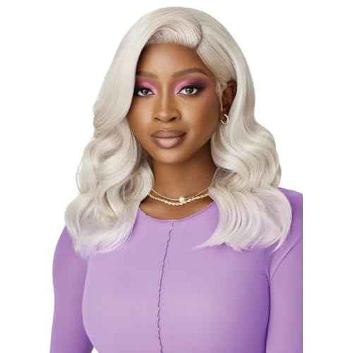 Outre Lace Front Wig - Perfect Hair Line 13X4 - Swoop Series - Swoop 4 (DRFF AMBER SUNSET)