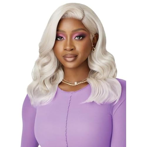 Outre Lace Front Wig - Perfect Hair Line 13X4 - Swoop Series - Swoop 4 (BUTTERSCOTCH BLONDE)