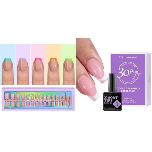 btartboxnails XCOATTIPS French Nails Builder Gel for Nails