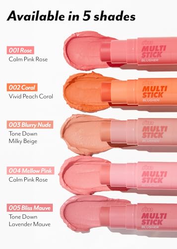 I'M MEME I'm Multi Stick | Blusher Stick for Face | Easy Blending Matte Finish Formula Suitable for Beginners | Blusher 003 Blurry Nude