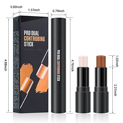 BINGBRUSH 2-in-1 Cream Contour & Highlight Stick