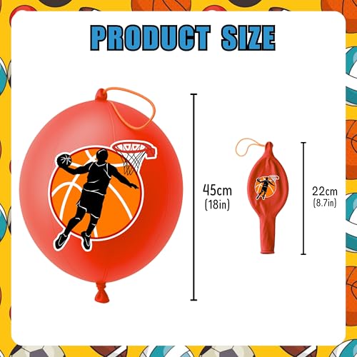 72 PCS Sports Balls Party Favors Kit with Punch Balloons & Tattoos