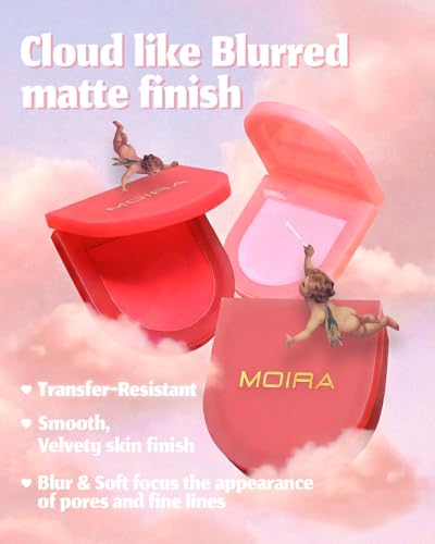 Moira Love Blur Blush - Cream-to-Powder Makeup (002 Baby Love)