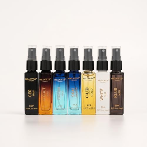 Men's Luxury Perfume Discovery Gift Set - 7 Mini Colognes
