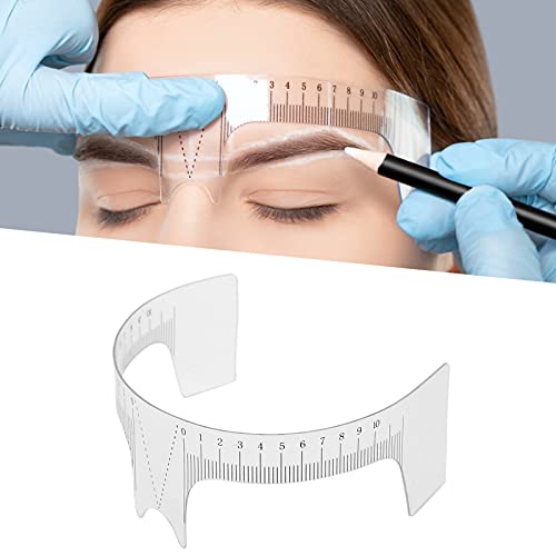 Professional Eyebrow Positioning Ruler Microblading Brow Shape Design Ruler Measure Tool(B) Piercing & Supplies (Nose bridge ruler type A)